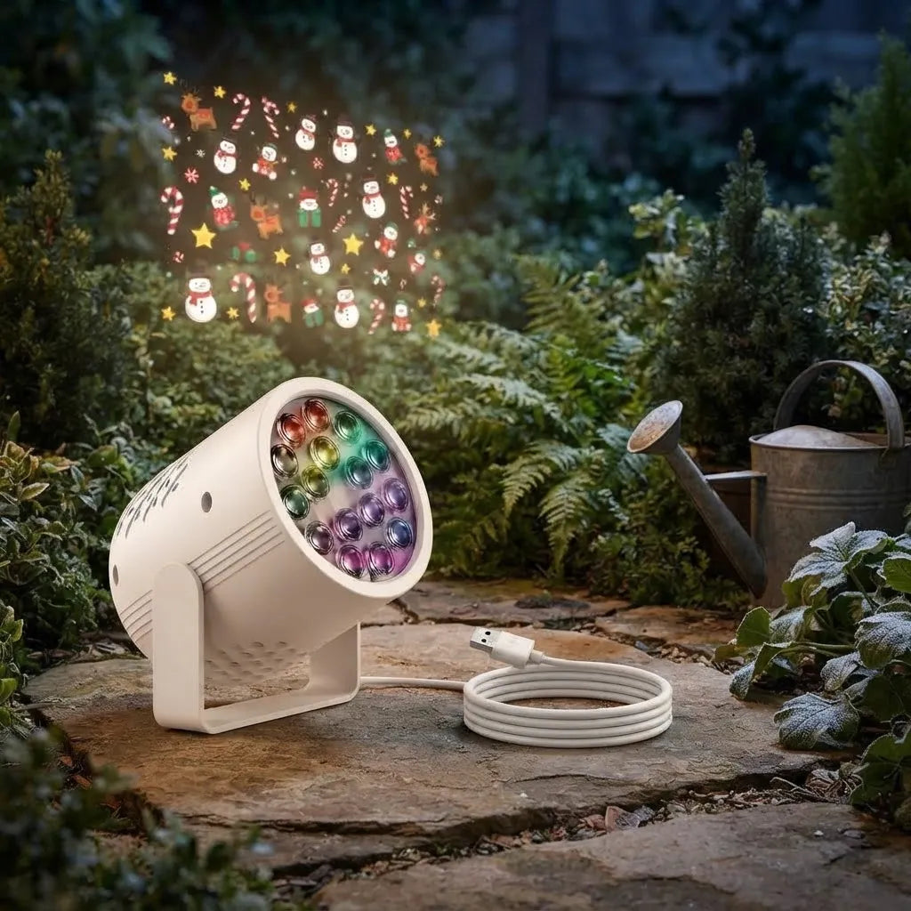 proyector de navidad